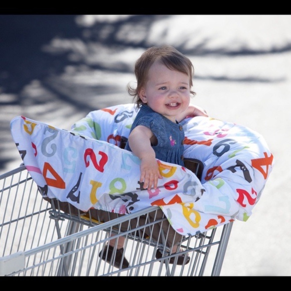 Infantino CLOUD Cart Cover | Multicolor & Number Design